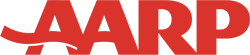 AARP logo representing senior advocacy and support