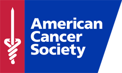 ACS (American Cancer Society) logo for cancer care and support